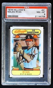 1978 NOLAN RYAN KELLOGG'S PSA 8 - Picture 1 of 2