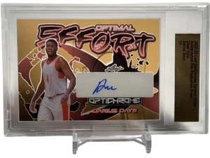Darius Days 2023 Optichrome Proof Clear Gold Autograph Rookie RC Card #1/1 - Picture 1 of 3