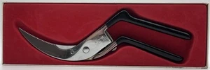 Vintage J. Kretzer Metzgerei Solingen Linie 2000 Geflügel Schere Verchromt OVP - Bild 1 von 11