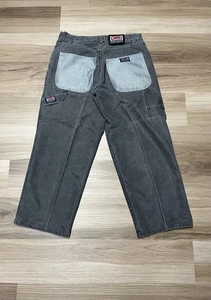 Vintage Ecko Unltd Jeans Herren 38x30 Denim Carpenter Wide Leg Baggy Streetwear Y2K - Bild 1 von 14