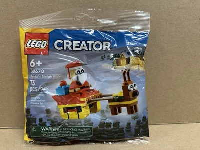 LEGO Creator - 30670 - Санта сани езды полиэтиленовый пакет - новый - запечатанный - Бесплатная доставка - Изображение 1 из 2