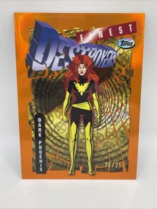 /25 2025 Topps Finest Marvel X-Men '97 Refractor RARE #87 Dark Phoenix Jean Grey - Picture 1 of 2