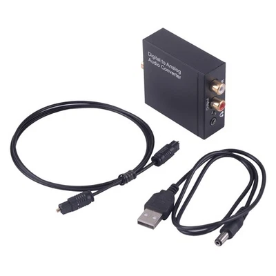 Convertitore Digitale SPDIF Coassiale Toslink ad analogico stereo RCA L/R - Immagine 1 di 4