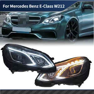 Conjunto de faros de lente LED modificado para Mercedes Benz Clase E W212 2010-2015 - Imagen 1 de 8
