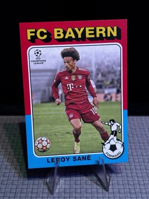 Leroy Sane 2021-22 Topps UEFA Champions League 1975-76 Retro #75-05 Bayern Foto 1 de 2