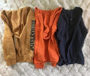 Lot Of 3 Boys Sweatshirts/hoodies/henley Size 10 Timberland Champion Gap Kids - Picture 1 of 7