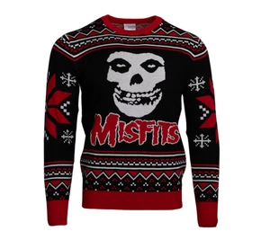 Rockbank Skull Logo Ugly Christmas Sweater - Bild 1 von 3