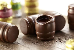 Wedel BARRILES Chocolate WHISKY CÓCTEL AROMA sabores 1Lb Caramelos SUELTOS - Imagen 1 de 8