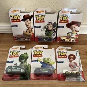 Hot Wheels 2019 Disney Pixar Toy Story Complete Set of 6 Woody Jessie Buzz #11 - Picture 1 of 7