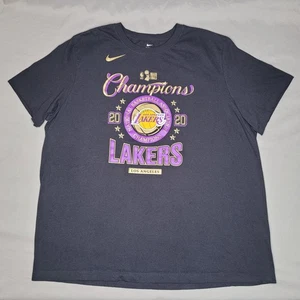 Camiseta de Los Angeles Lakers para hombre XXL negra NBA baloncesto Nike 2020 Champions LA - Imagen 1 de 11