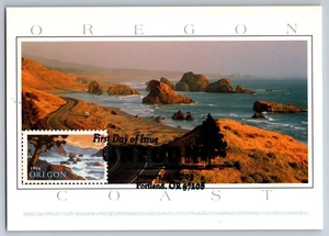 #4376Oregon Statehood FDC Maxi Card - Picture 1 of 2