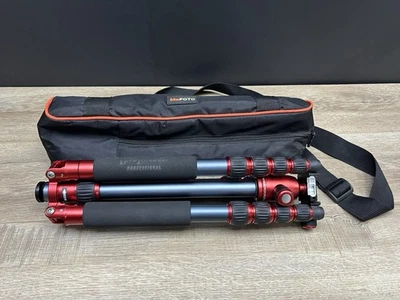 MeFOTO (pro)master Professional XC525 Red Travel Tripod in Carry Bag - Image 1 of 4