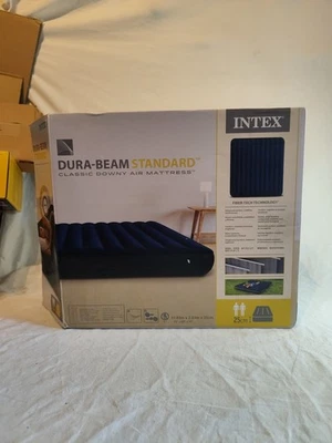 Intex Luftbett 203x183x25cm - Blau (64755) - Bild 1 von 4