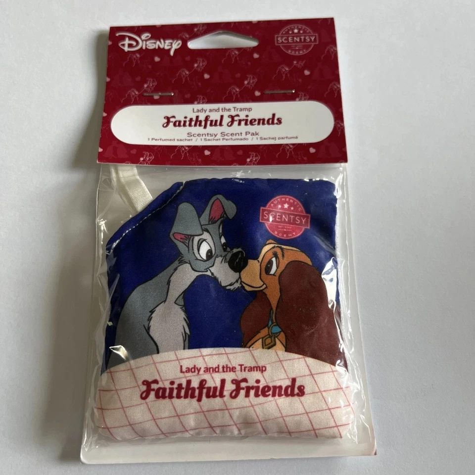 Faithful Friends Lady & the Tramp Scent Pak para usar en Scentsy Buddy - Paquete SOLO Foto 1 de 1