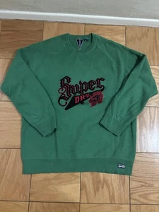 Superdry Herren Vintage Logo Sport Sweatshirt mit Rundhalsausschnitt Grün Übergröße Gr. 2XL - Bild 1 von 9