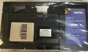 🔥 Adaptador de cinta de casete SIMA VHS-C - Modelo SCA - Imagen 1 de 2