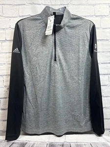Adidas Golf Pullover BRB Evinrude Men’s Medium Long Sleeve Grey NEW - Picture 1 of 7
