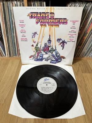 TRANSFORMERS THE MOVIE~ 1986 UK LP ~ RARE Original Motion Picture S'Track ~ EX++ - Image 1 of 4