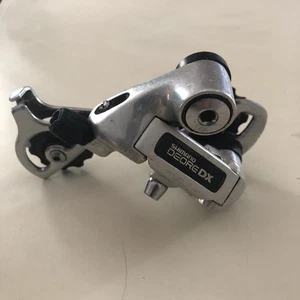 1991 MTB rear derailleur Shimano Deore DX VIA Japan RD-M650 7 speed long cage - Picture 1 of 5