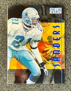 1996 Pro Line Cels Deion Sanders Rare Acetate Card #PC4 Cowboys - Picture 1 of 2