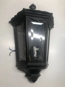 Modern Outdoor Wall Light Half Lantern Design Garden Porch Lamp Traditional - Picture 1 of 8