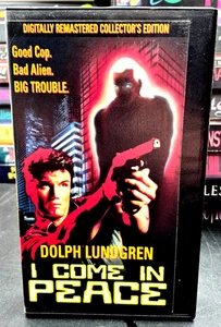 I Come In Peace VHS 1997 Collector Edition AKA Dark Angel Dolph Lundgren Sci-Fi - Picture 1 of 3