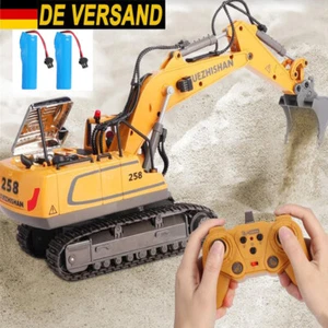 RC Ferngesteuerter Bagger 2.4GHz RC Auto Traktor Kinder Spielzeug mit Lichter - Bild 1 von 12