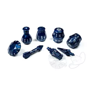 PolyHero Rogue 8 Würfel Set Midnight Blue - Bild 1 von 1
