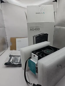 Ventilador DeepCool GAMMAXX AG400 enfriador de CPU de una sola torre 120 mm - Imagen 1 de 10