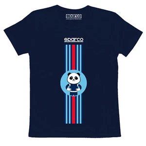Sparco Youth T-Shirt Stripe Design - Children Leisurewear Motorsport Race - Picture 1 of 5