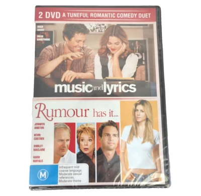 MUSIC AND LYRICS + RUMOUR HAS IT (DVD) double drama set - NEW SEALED fast post 4 - Image 1 of 4