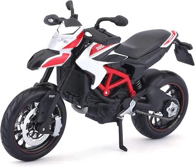 Maisto Ducati Hypermotard Sp Moto Modello Scala 1:12 Motocicletta Modello - Immagine 1 di 4
