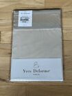 $170 New Yves Delorme Paris Tosca Ecru Ivory Cotton 2 Boudoir Shams 12x16