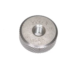 MSRh ~ M6x1.0 Thread Ring Gage GO ONLY - 6 mm - 1,0 piombo - Foto 1 di 1