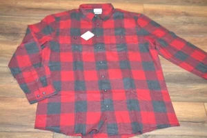 Sonoma The Everyday Flannel Big & Tall Collection Red Plaid Shirt Modern Fit - Picture 1 of 2