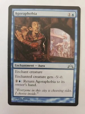 MTG Magic The Gathering Card Agoraphobia Enchantment Aura Blue Gatecrash 2013 - Image 1 of 2