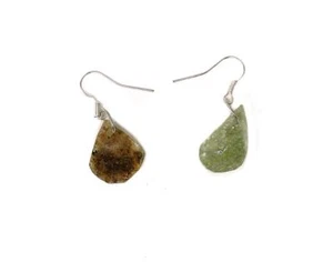 Ancient Roman Glass Earrings Afghanistan - Picture 1 of 2