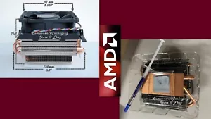 AMD Athlon X4 880K 860K 845K CPU Cooling Heatsink Fan - Near Silent Technology - Picture 1 of 7