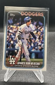 Aggiornamento Topps 2024 Shohei Ohtani #US123 Japanese Born HR Record LA Dodgers - Foto 1 di 2