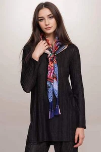 Johnny Was Window Silk Scarf C96623-O - Picture 1 of 2