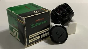 Boxed Makinon Auto 28mm Prime Lens f/2.8 Multi Coated W/ Filter Fujica-X Japan - Picture 1 of 11