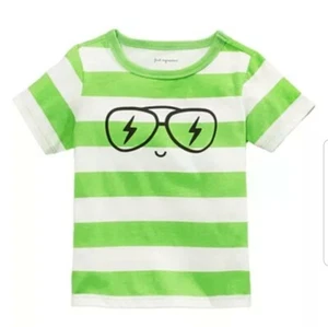 Baby Boys Cotton Graphic-Print Rugby Stripe T-Shirt, Created For Macy's. Glasses - Picture 1 of 5