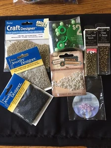 BEADS FOR JEWLERY MAKING LOT/ NEW - Picture 1 of 3