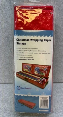 Handy Laundry Gift Wrap Storage Organizer Durable Christmas Wrap Storage New - Image 1 of 3