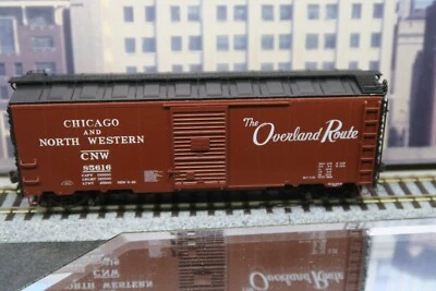 BLUEPRINT HO SCALE #1407 CNW 85616 OVERLAND POSTWAR 40' AAR BOX CAR! KADEE'S! - Image 1 of 4