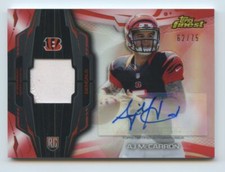 2014 Topps Finest Red Refractor RPA A.J. McCarron RC Auto 62/75 #RAP-AMC