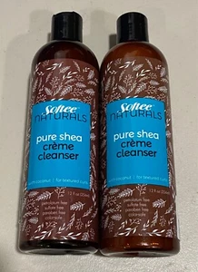 2er-Pack Softee Naturals Pure Shea Creme Reiniger mit Kokosnuss - je 12oz (354ml) - Bild 1 von 3