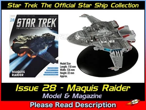 Eaglemoss Star Trek Colección Oficial Nave Estelar Edición 28: Modelo Maquis Raider - Imagen 1 de 10