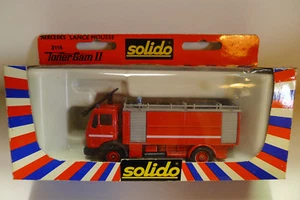 MERCEDES LANCE MOUSSE  POMPIERS  SOLIDO  REFERENCE 3114 - Bild 1 von 1