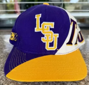Top Of The World LSU Tigers SnapBack Adjustable Hat Vintage 90's 3 Tone Color - Picture 1 of 17